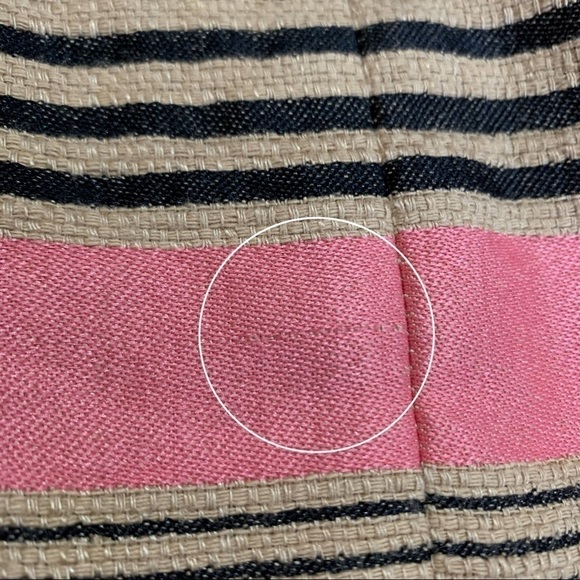 𝅺ANN TAYLOR LOFT Linen Blend Striped Skirt - Picture 7 of 7